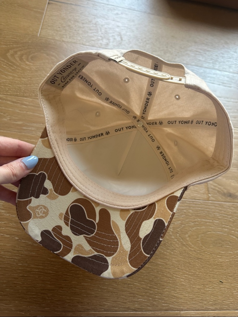 Out Yonder Duck Embroidered Camouflage Hat - Picture 2 of 2
